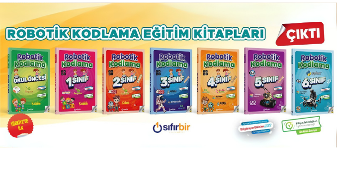 Robotik Kodlama Kitaplarımız Sizlerle!