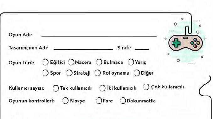 Oyuncunun Oyunu Çalışma Kağıdı