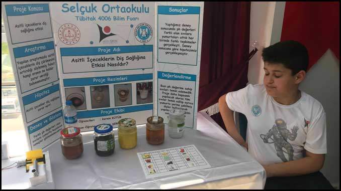 Asitli İçeceklerin Diş Sağlığına Etkisi Nasıldır? Tübitak 4006 Bilim Fuarı Projesi