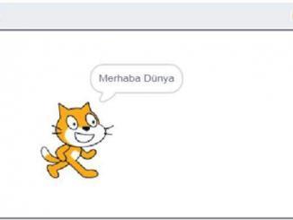 Scratch Merhaba Dünya