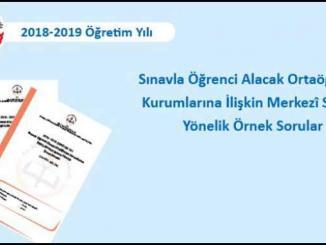 LGS Soruları yayınlandı