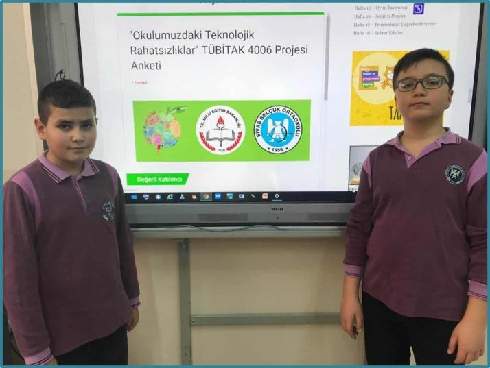 Okulumuzdaki Teknolojik Rahatsızlıklar Tübitak 4006 Bilim Fuarı Projesi