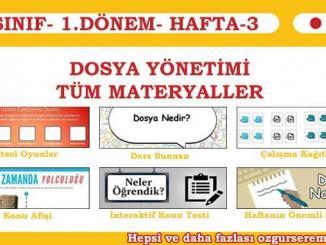 Dosya Yönetimi tüm Materyaller