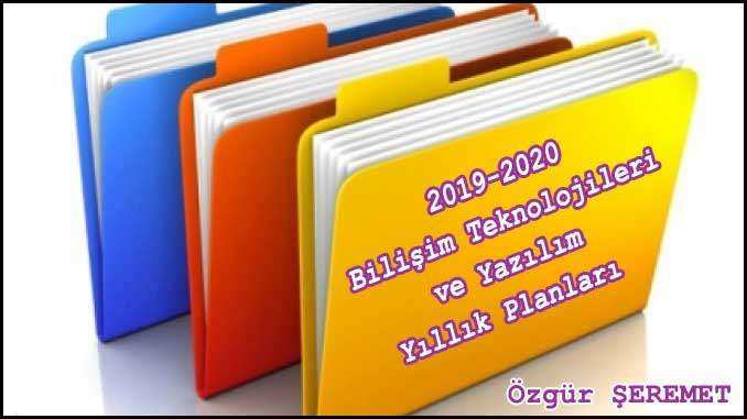 Bilişim Teknolojileri ve Yazılım Yıllık Plan