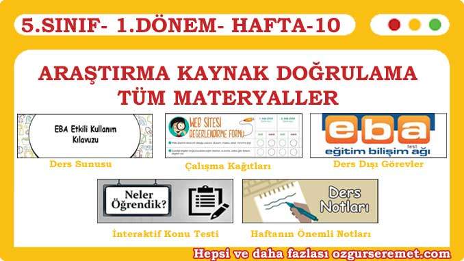 Araştırma Kaynak Doğrulama