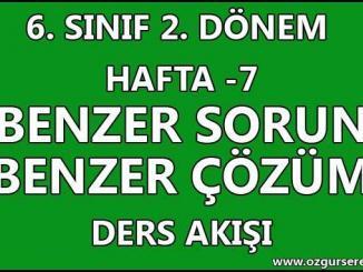 Benzer Sorun Benzer Çözüm