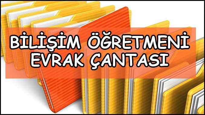 Bilişim Öğretmeni Evrak Çantası