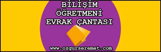 Bilişim Öğretmeni Evrak Çantası