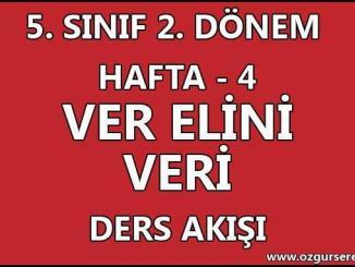 Ver Elini Veri Ders Akışı
