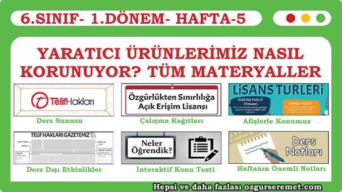 Yaratıcı Ürünlerimiz Nasıl Korunuyor