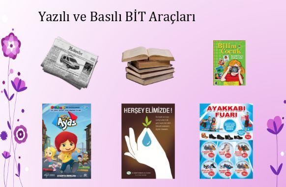 İletişim Araçlarını Tanıyalım Yazılı ve Basılı Bit Araçları