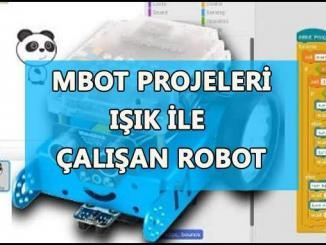 mbot projeleri ışık ile çalışan robot