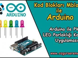 Arduino ile PWM - LED Parlaklığı Kontrol Uygulaması