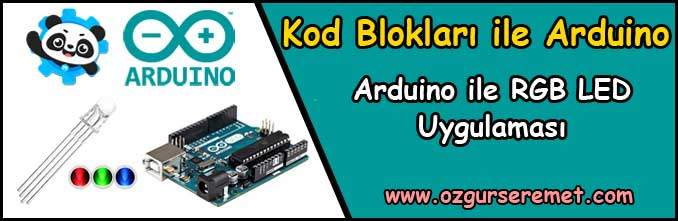 Arduino ile RGB LED Uygulaması