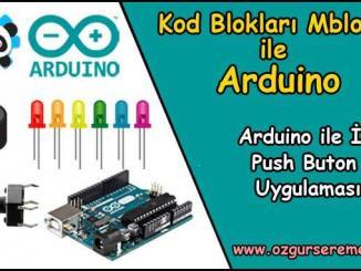 Arduino ile İki Buton Uygulaması