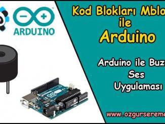 Arduino İle Buzzer Uygulaması
