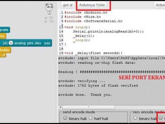 Mblock Seri Port Ekranı Kullanımı