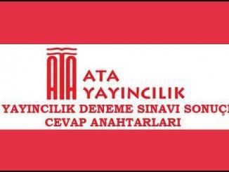Ata Yayıncılık Deneme Sınavı Sonuçları