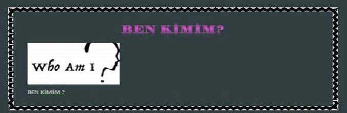 Word Etkinliği – Ben Kimim? - Kelimeleri Nasıl İşlerim