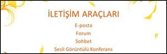 İletişim Araçları Sunumu