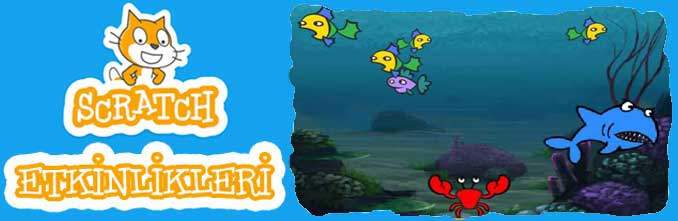 Scratch Örnekleri 12 - Akvaryum Yapalım - Detaylı Anlatım Sayfası