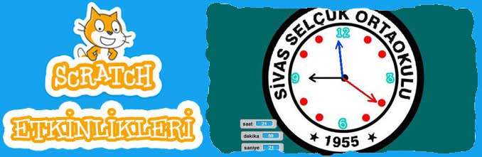 Scratch Örnekleri 22 - Duvar Saati Yapalım - Detaylı Anlatım Sayfası