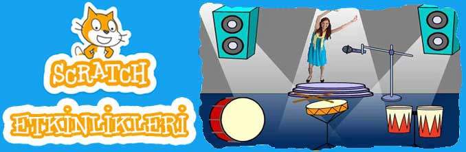 Scratch Örnekleri 7 - Orkestra Yapalım - Detaylı Anlatım Sayfası