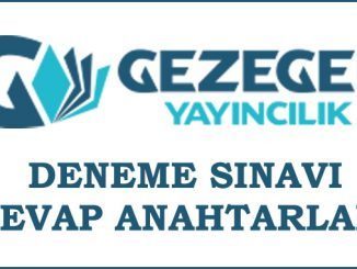 Gezegen Yayıncılık Cevap Anahtarı